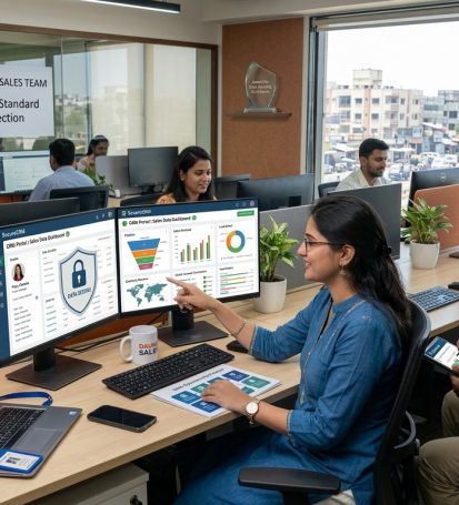 Sales Data Secure CRM