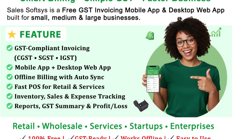 Saless Softsys - Invoice Billing App