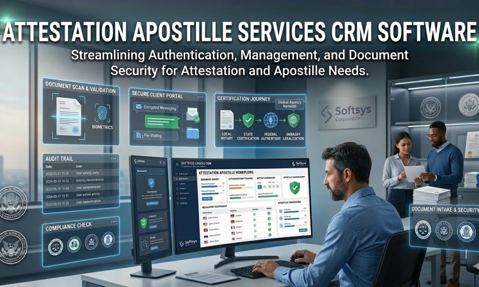 Attestation Apostille Services CRM Software